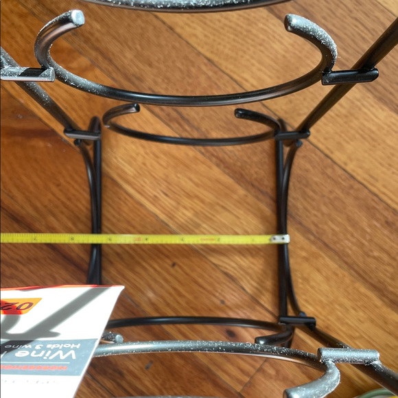 Threshold Appetizer Plates with Wine Stand by Spectrum - Picture 3 of 3